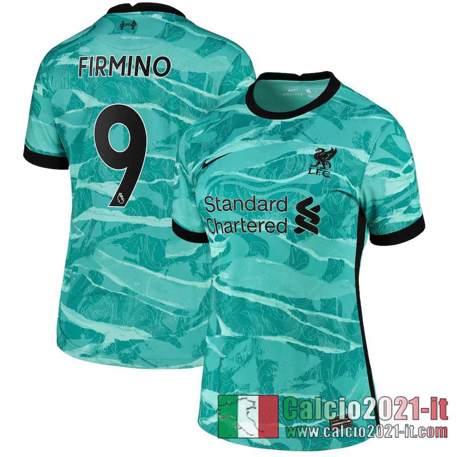 Liverpool Maglia Calcio Firmino #9 Seconda Donna 2020-21