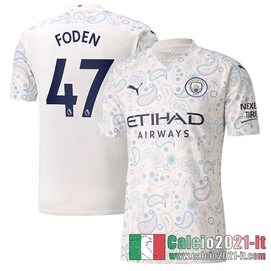 Manchester City Maglia Calcio Foden #47 Terza 2020-21