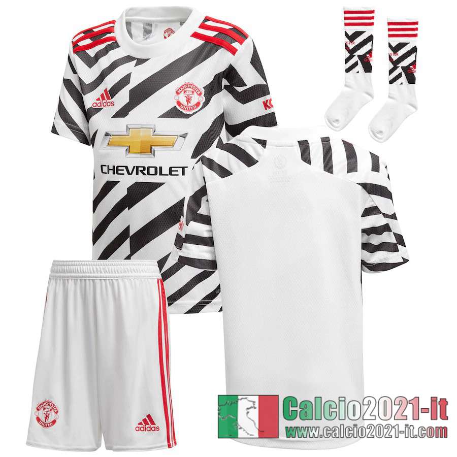 Manchester United Maglia Calcio Terza Bambino 2020-21