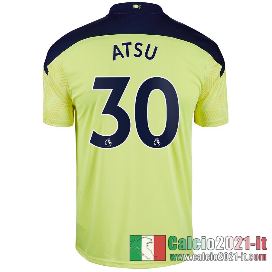 Newcastle United Maglia Calcio Atsu #30 Seconda Bambino 2020-21