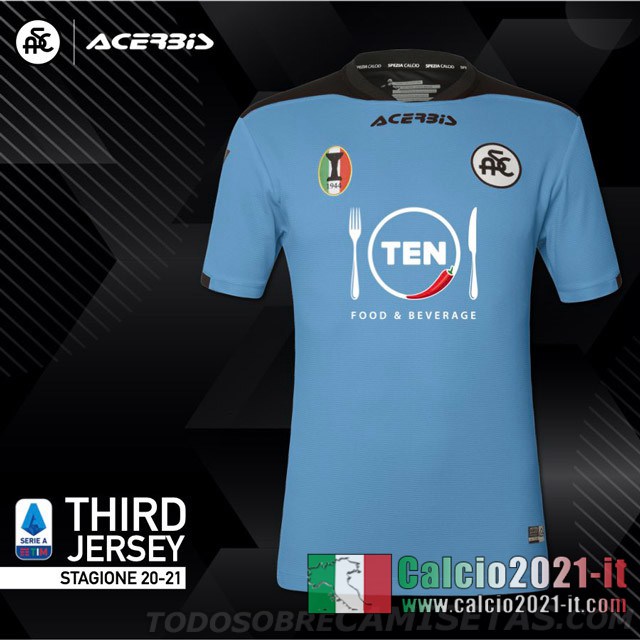 Spezia Calcio Maglia Calcio Terza 2020-21