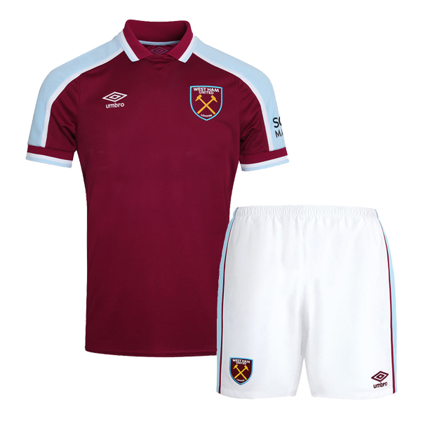 Prima Maglia Nuova Del West Ham United Bambini 2021 2022