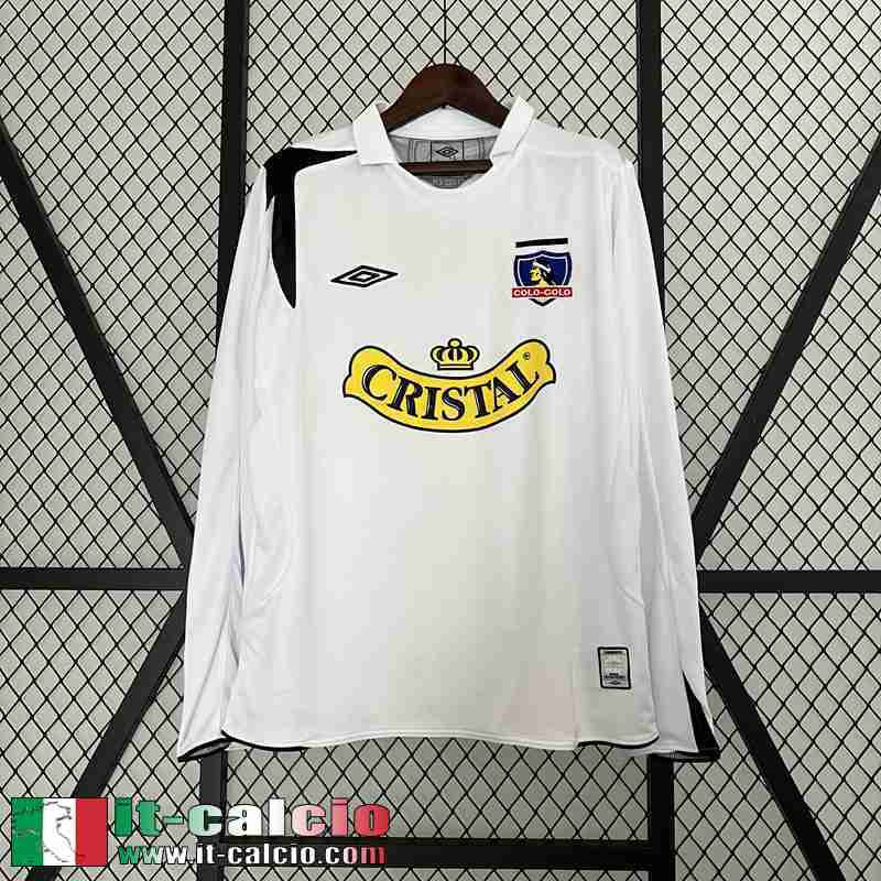 Colo Colo Retro Maglia Calcio Prima Uomo Manga Larga 2006 FG385