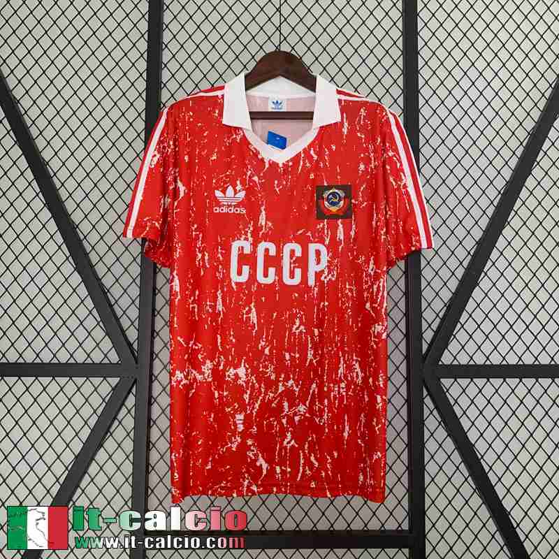 Soviet Union Retro Maglia Calcio Prima Uomo 1990 FG389