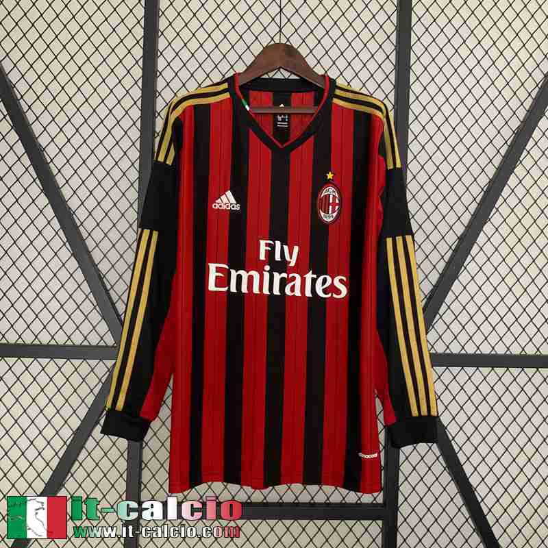 AC Milan Retro Maglia Calcio Prima Uomo Manga Larga Milan FG404