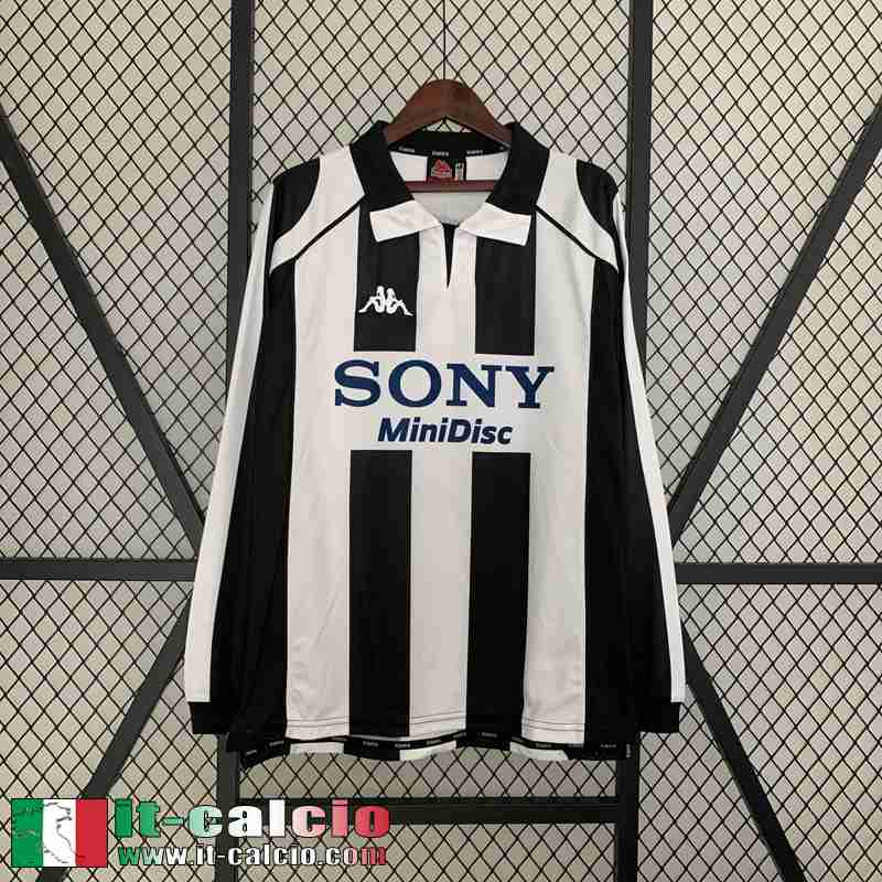 Juventus Retro Maglia Calcio Prima Uomo Manga Larga 97 98 FG406