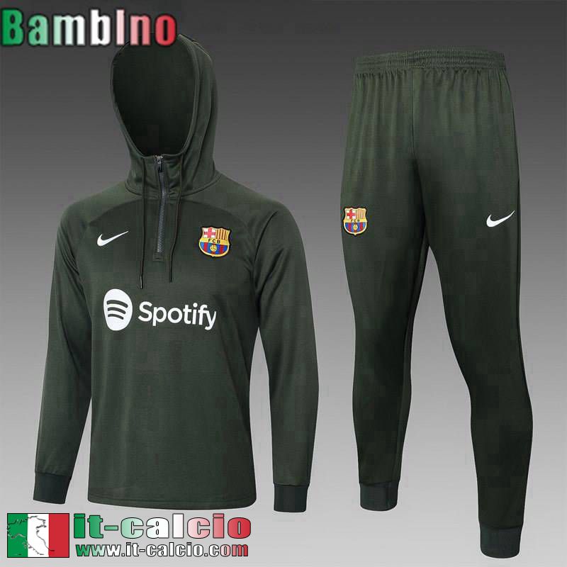 Barcellona KIT: Felpa Sportswear Bambini 2023 2024 C113