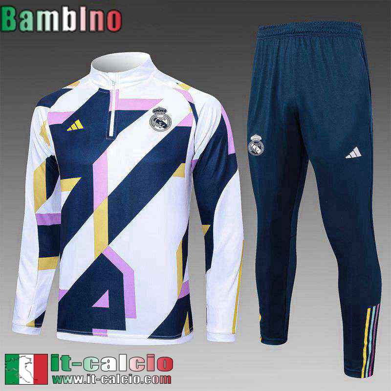 Real Madrid KIT: Tute Calcio Bambini 2023 2024 C119