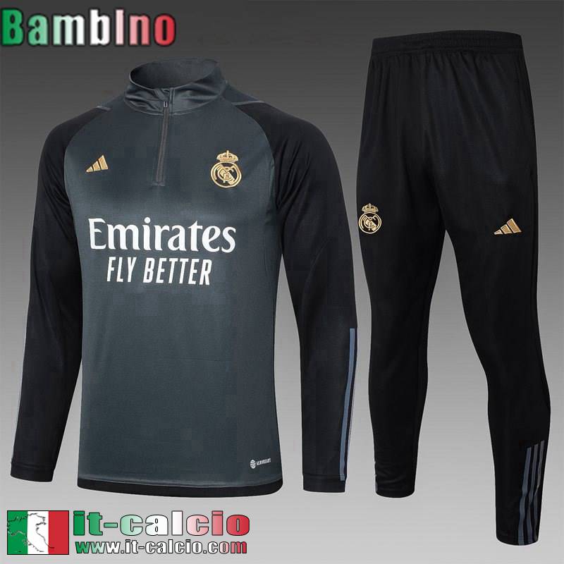 Real Madrid KIT: Tute Calcio Bambini 2023 2024 C122