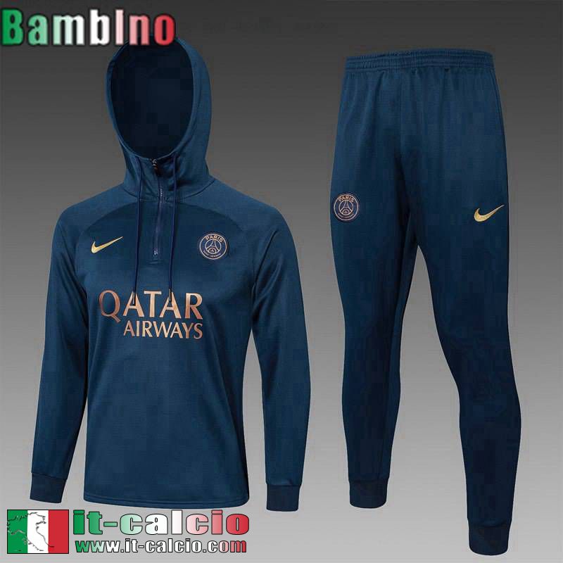 PSG KIT: Felpa Sportswear Bambini 2023 2024 C127