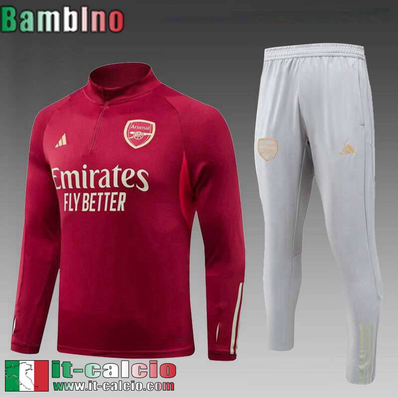 Arsenal KIT: Tute Calcio Bambini 2023 2024 C142