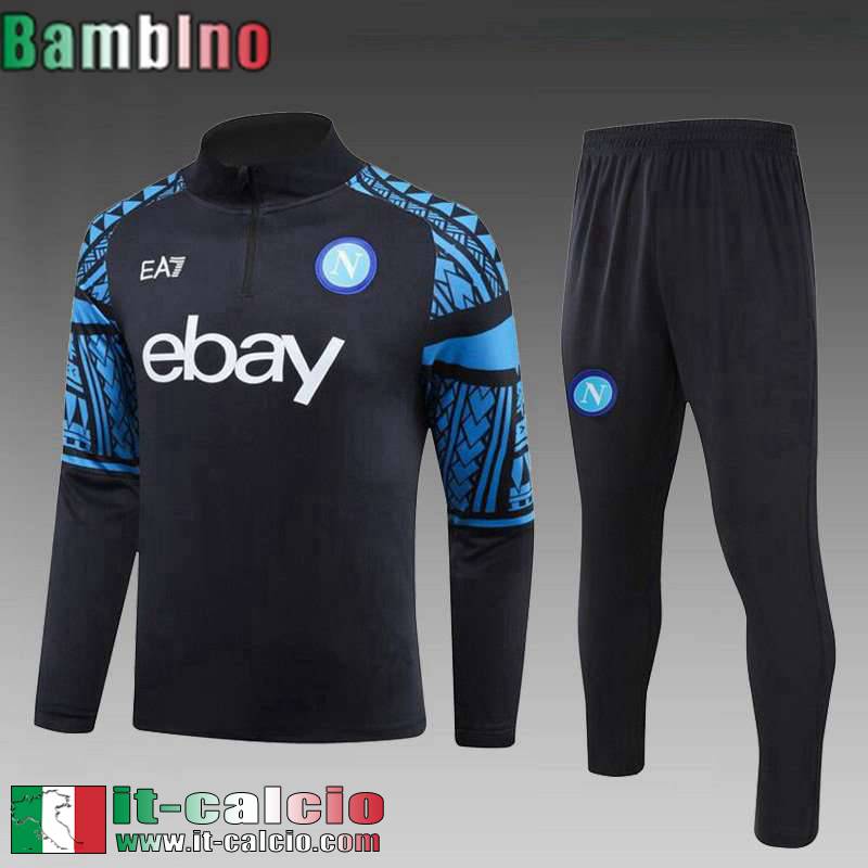 Nap0li KIT: Tute Calcio Bambini 2023 2024 C144