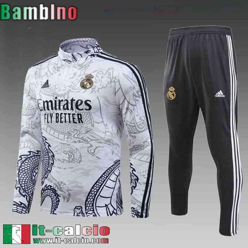 Real Madrid KIT: Tute Calcio Bambini 2023 2024 C147