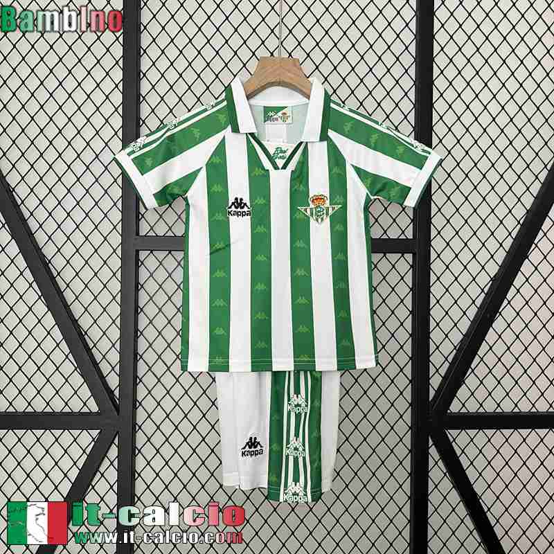 Retro Maglia Calcio Real Betis Prima Bambini 95 97 FG466