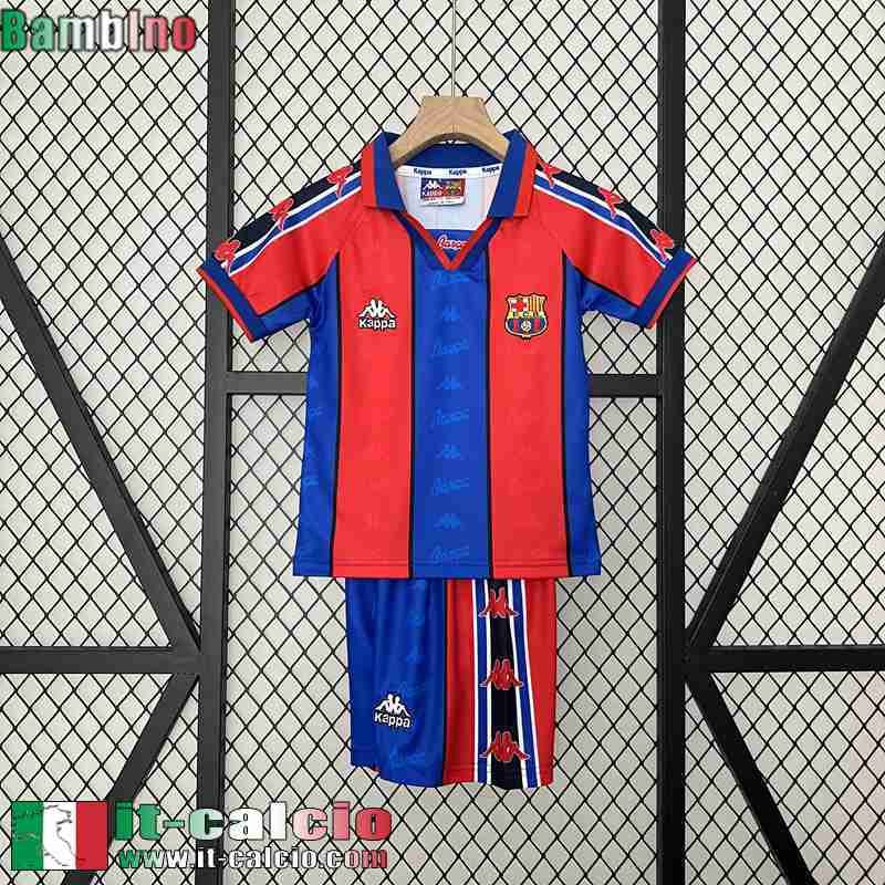 Retro Maglia Calcio Barcellona Prima Bambini 95 97 FG467