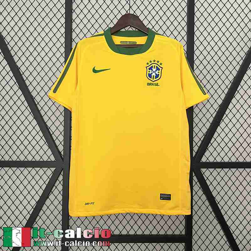 Retro Maglia Calcio Brasile Prima Uomo 2010 FG488