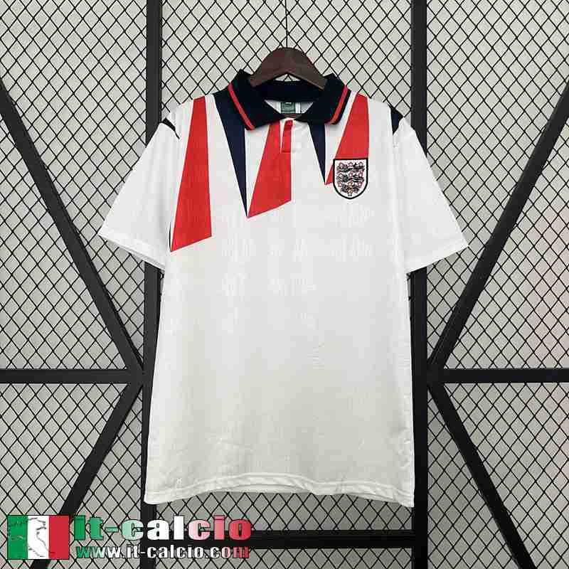 Retro Maglia Calcio Inghilterra Prima Uomo 1992 FG504