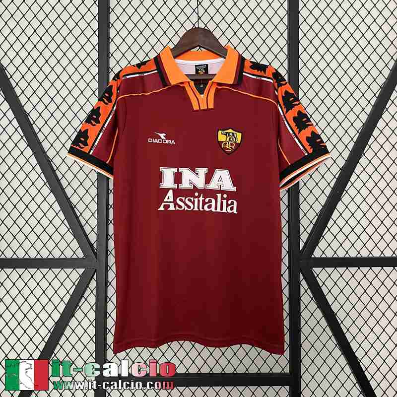 Retro Maglia Calcio Roma Prima Uomo 98 99 FG514