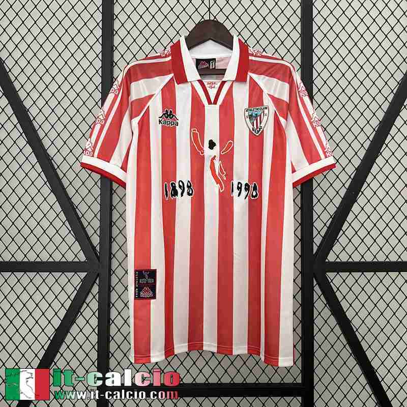 Retro Maglia Calcio Athletic Bilbao Prima Uomo 100th Anniversary FG528