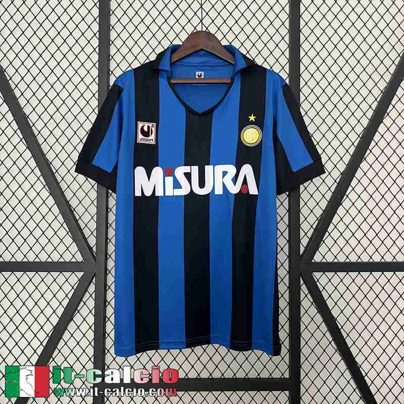 Retro Maglia Calcio Inter Milan Prima Uomo 90 91 FG535