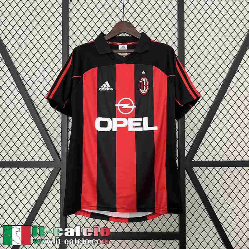 Retro Maglia Calcio AC Milan Prima Uomo 01 02 FG537