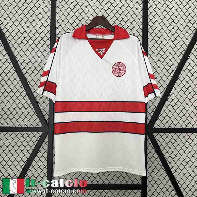 Retro Maglia Calcio Denmark Seconda Uomo 1988 FG544