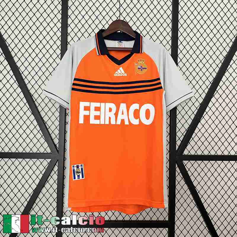 Retro Maglia Calcio Deportivo La Coruna Terza Uomo 98 99 FG566