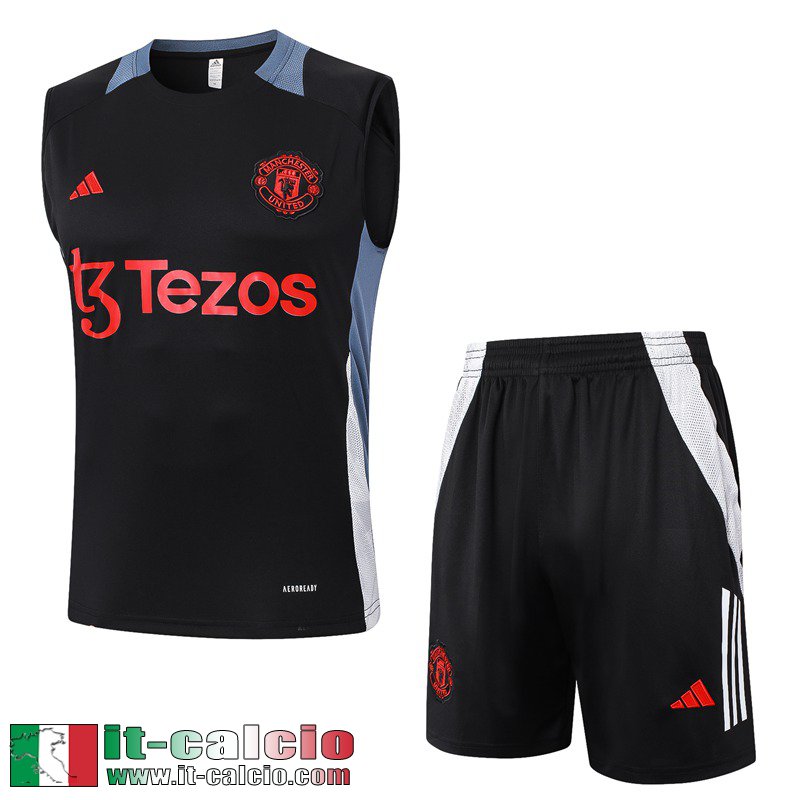 Maglietta senza maniche Manchester United Uomo 24 25 H229