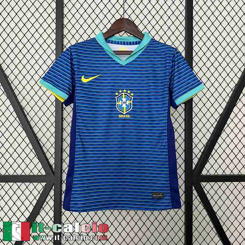 Maglia Calcio Brasile Seconda Donna 2024 TBB466