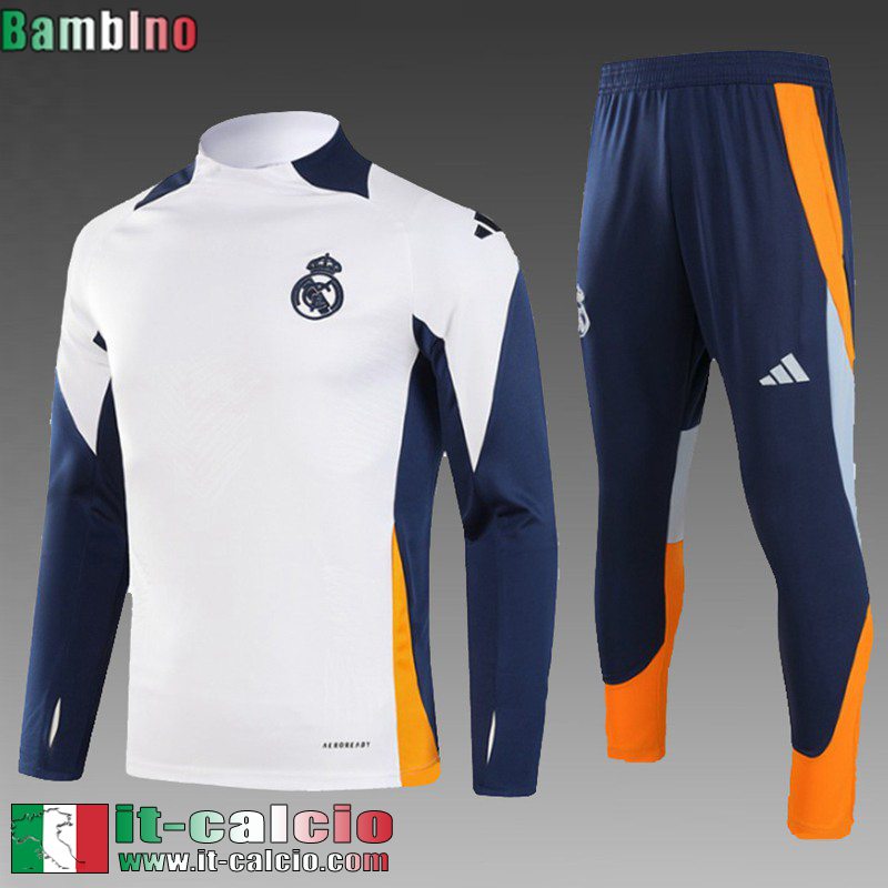 KIT: Tute Calcio Real Madrid Bambini 24 25 C437