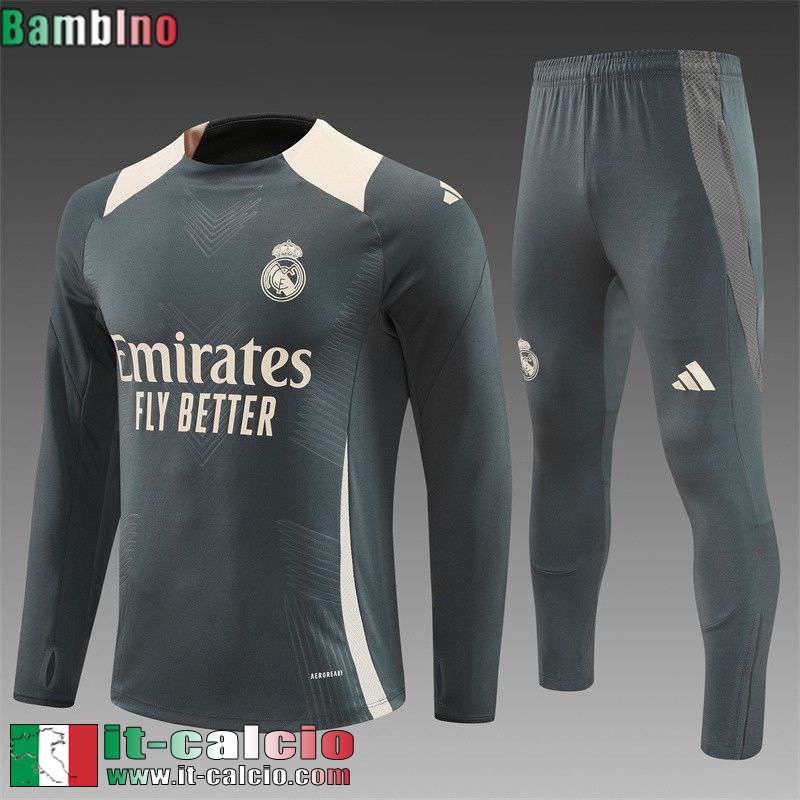 KIT: Tute Calcio Real Madrid Bambini 24 25 C455