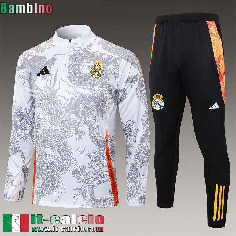 KIT: Tute Calcio Real Madrid Bambini 24 25 C470