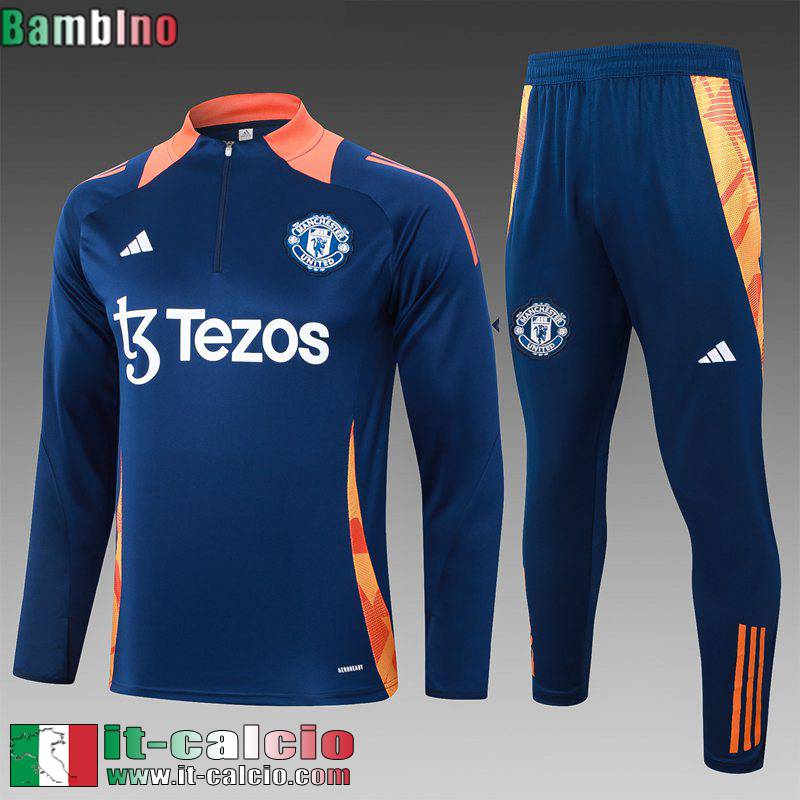 KIT: Tute Calcio Manchester United Bambini 24 25 C474