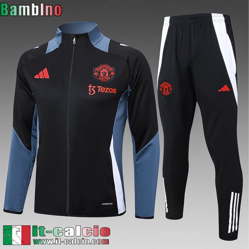 KIT: Full-Zip Giacca Manchester United Enfant 24 25 C510