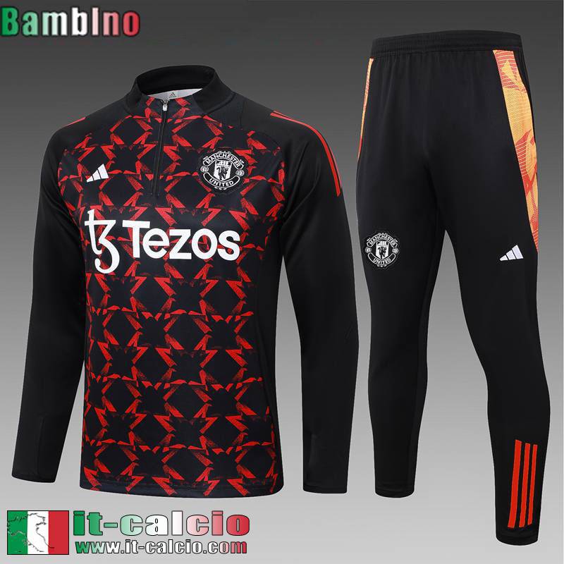 KIT: Tute Calcio Manchester United Enfant 24 25 C514