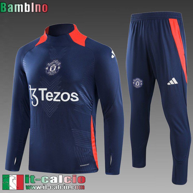 KIT: Tute Calcio Manchester United Enfant 24 25 C518