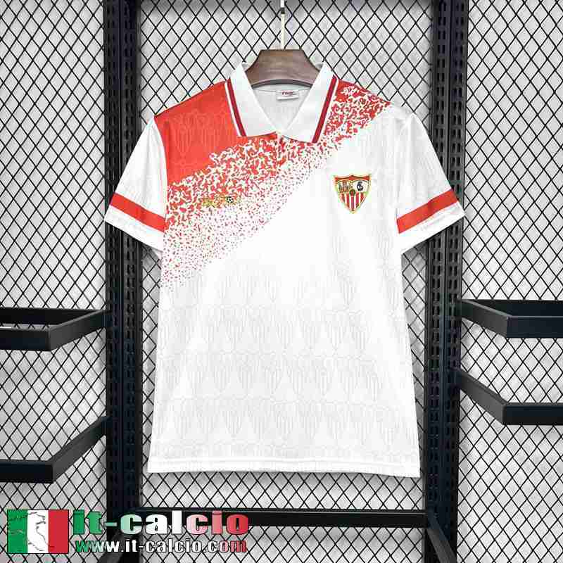 Retro Maglia Calcio Sevilla Prima Uomo 1993 94 FG574