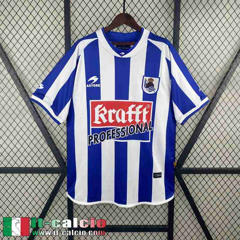 Retro Maglia Calcio Real Sociedad Prima Uomo 02 03 FG576