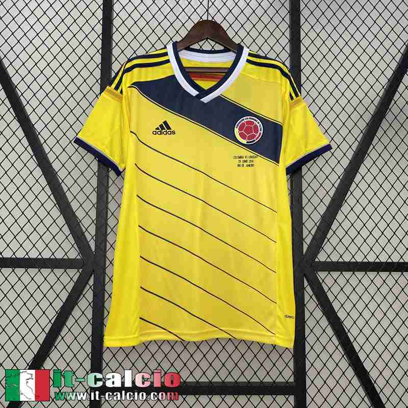 Retro Maglia Calcio Colombia Prima Uomo 2014 FG588