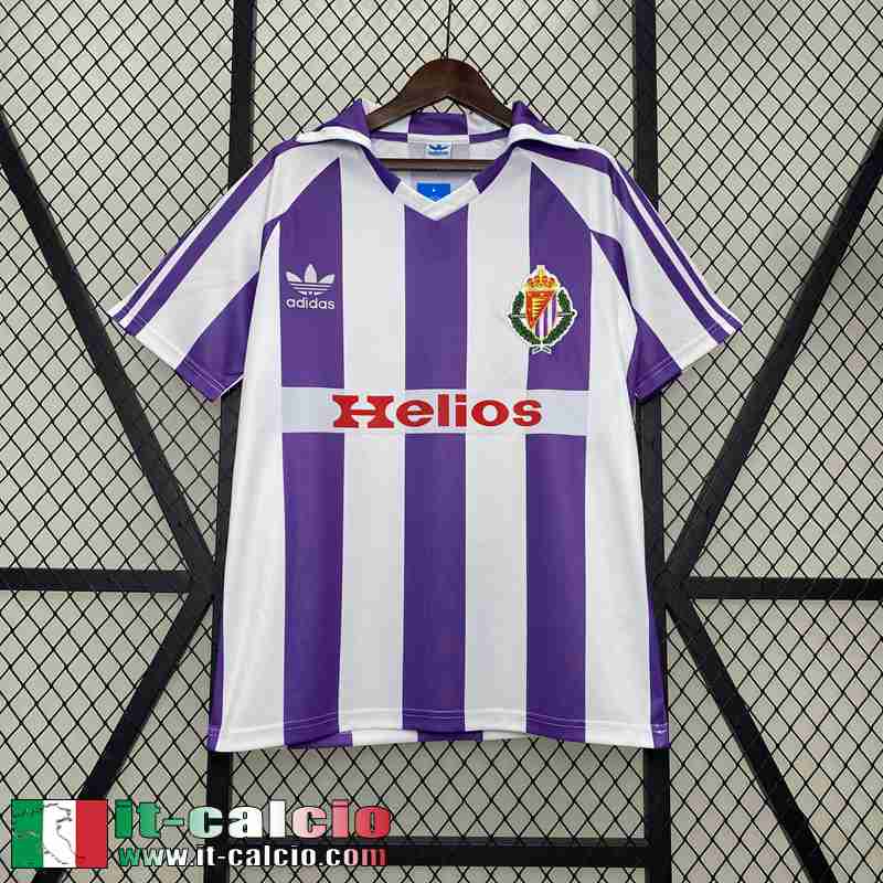 Retro Maglia Calcio Valladolid Prima Uomo 1984 FG589