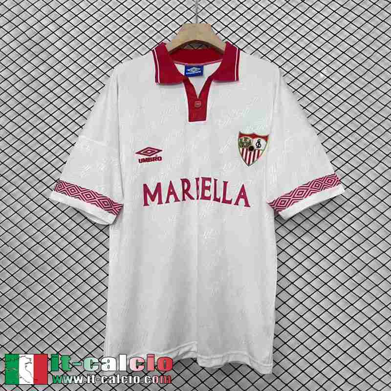 Retro Maglia Calcio Sevilla Prima Uomo 94 96 FG591