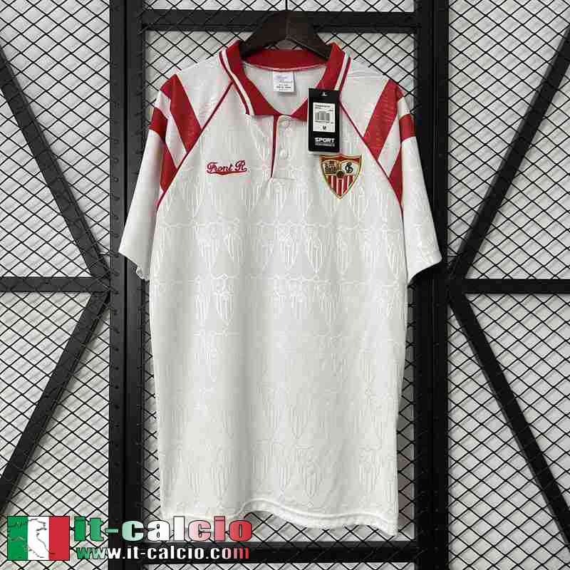 Retro Maglia Calcio Sevilla Prima Uomo 92 93 FG603