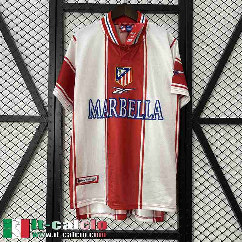 Retro Maglia Calcio Atletico Madrid Prima Uomo 99 00 FG608