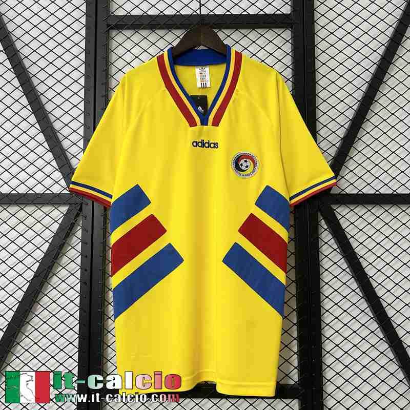 Retro Maglia Calcio Romania Prima Uomo 1994 FG626