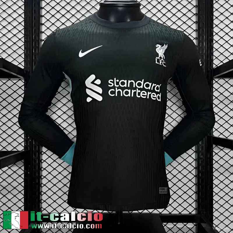 Maglia Calcio Liverpool Seconda Uomo Manga Larga 2024 2025