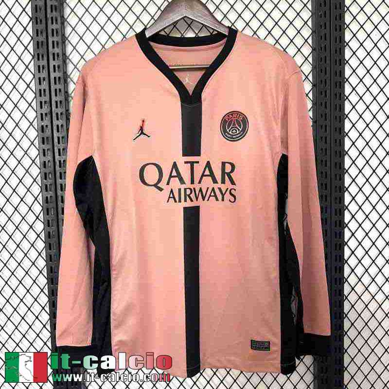 Maglia Calcio PSG Terza Uomo Manga Larga 2024 2025