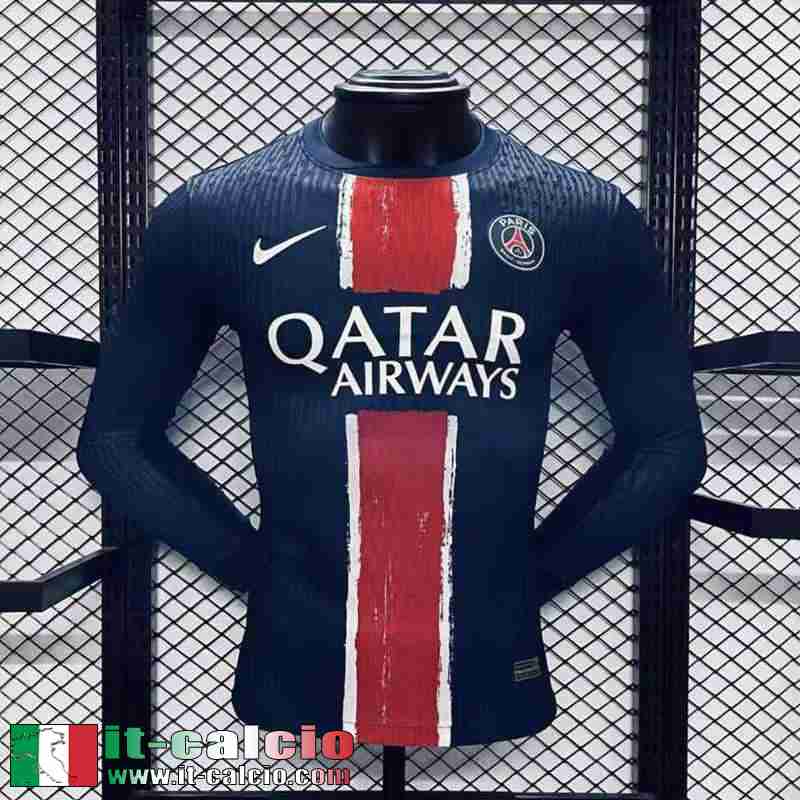 Maglia Calcio PSG Prima Uomo Manga Larga 2024 2025