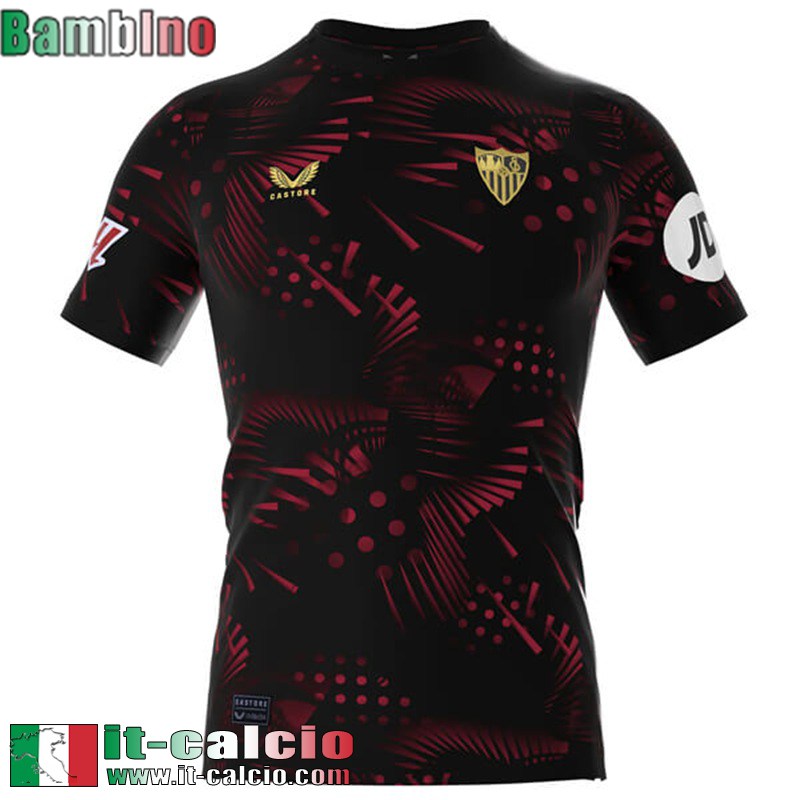 Maglia Calcio Sevilla Terza Bambini 2024 2025