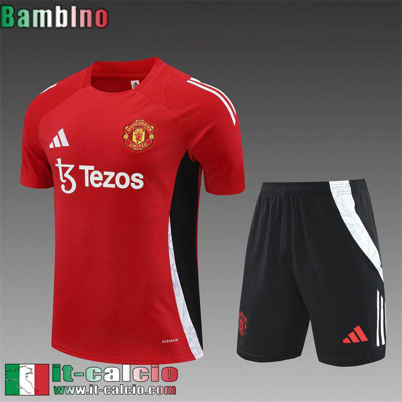 Magliette a maniche Manchester United Bambini 2024 2025 H314