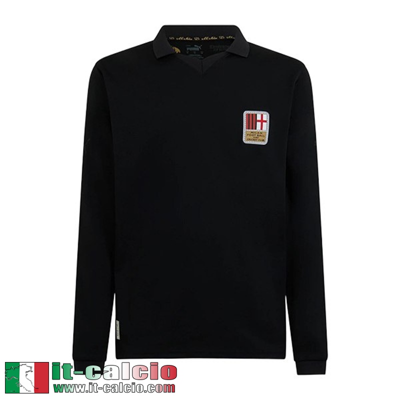 Maglia Calcio AC Milan 125th Anniversary - 2 Uomo Manga Larga 2024 2025 TBB637